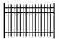 Galvanized 1.5x1.8m Steel Tubular Fencing Anti Aging For Residential Pool